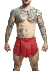  Мъжка пола, римска, изрязана и провокативна - MOB Dngeon Skirt Red S/M/L (D-243441)