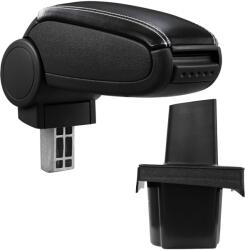  Cotieră pentru Škoda Octavia 2 (02.2004-06.2013) negru piele ecologica cu cusatura alba () (AVR-SKOC0720-N2A)