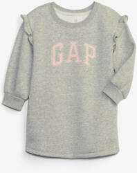 GAP Бебешка суитшърт рокля с лого GAP GAP | Siv | Момичешки | 110