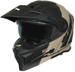 ORIGINE Casca moto Origine Adventure Cyborg rabatabila cu ochelari, culoare nisipiu negru, marime S (2040340229001S) - simoto