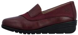 RIEKER Pantofi dama, Rieker, L5356-35-Bordo, casual, piele naturala, cu platforma, bordo (Marime: 41)