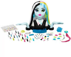 Mattel Monster High Frankie Stein fodrász és körmös babafej kiegészítőkkel (HRP71) - morzsajatekbolt