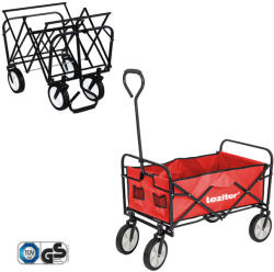 Leziter Összecsukható kerti strandkocsi piros (LSZK0101-RED)