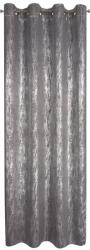 Eurofirany Függöny ELISE 140 x 250 cm gyűrűk Eurofirany szürke (461464)