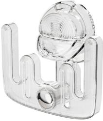 Cyrax Cipőtartó, Cyrax, Fúrásmentes, Falra szerelhető, Öntapadó, 11, 6x11x4, 8cm, Átlátszó (126763)