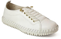 Bottero krémszínű bebújós bőr sneaker sportcipő 374102-10 07785