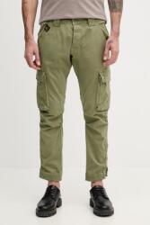 Alpha Industries cargo férfi pamut elasztánnal Task Force Pant - zöld 33