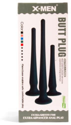  Hosszúkás análjáték X-Men Butt Plug Size L Black