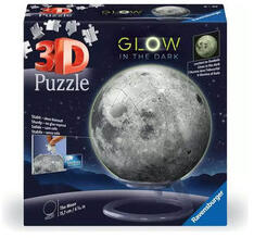 Ravensburger Puzzle 3D 72 piese - Lună care luminează în întuneric (11586)