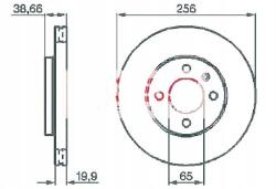 Kamoka Féktárcsák 2DB Vw Golf 88-97 - allegro - 18 570 Ft