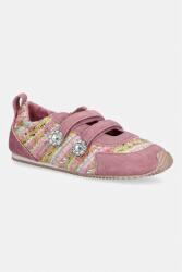 Kurt Geiger Islington Mary Jane női velúr sportcipő - rózsaszín Női 39