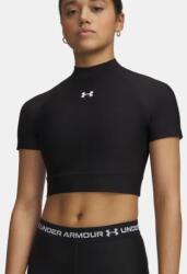 Under armour HeatGear Crop Mock SS-BLK
