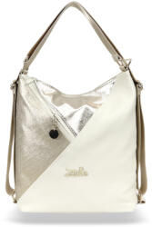  Zellia Női Válltáska/Hátizsáká Alakítható 24039 Beige-Arany - Ch-Bari - (00411783)