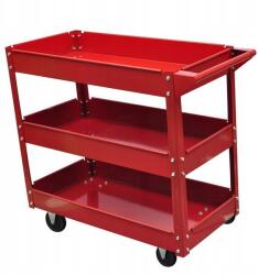 vidaXL Szerszámkocsi piros 100 kg