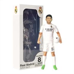 MGA Entertainment Figurină de acțiune fotbalist, 20 cm - Real Madrid, Valverde în tricoul cu numărul 8 (80679K) Figurina