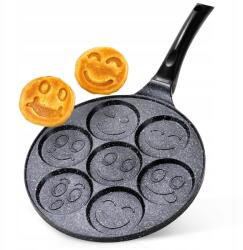 Vilde Tojás Serpenyő Ültetett Palacsinta Gránit 7 Lyukú (4907720969500)