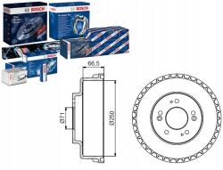 Bosch 0 986 477 228 Fékdob