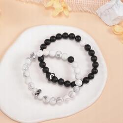 Sajbazar Páros karkötők szívecskével férfiaknak és nőknek, Ajándék, évforduló (br214-2)