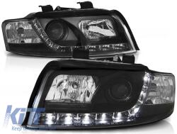  Tuning headlight set with lenses suitable for Audi A4 B6 10.2000-10.2004 sedan/wagon, left and right (ABAUHX6010343)