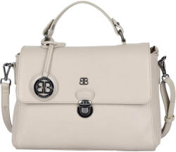Bellicci Kis méretű női bőr táska Bellicci Carolina - bézs