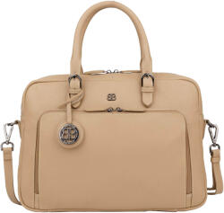 Bellicci Női bőr laptoptáska Bellicci Cemeron - bézs