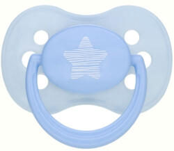 Canpol Babies Suzeta Simetrica Din Silicon +18M, 1 Buc Pastelove 22/418 (5903407224183)