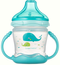 Canpol babies Babies Cana Anti-Varsare Cu Cioc Moale Din Silicon 180 ml Love & Sea 57/300_Blu (5901691813045)