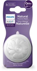 Philips SCY962/02 Avent, tetina, natural response, 0 luni+, debit nou nascut, 2 buc (1100020063)
