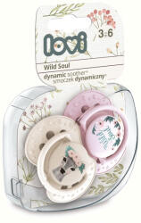 LOVI Suzeta Silicon Dynamic 0-3M 2 Pcs Wild Soul Fata - 22/882girl (5901691835108)