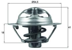 MAHLE Termostat Renault Nissan (tx 162 82d)