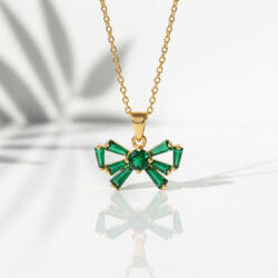 KÁRPÁTHY ékszer Ragyogó masni aranyozott nyaklánc