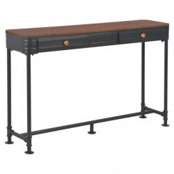 VidaXL Masă consolă cu 2 sertare, 120 x 30 x 75 cm, lemn masiv de brad (247619)