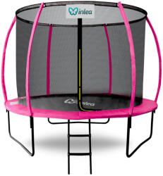 INLEA ULTIMATE Jump Trambulin belső védőhálóval 250 cm IN01-0007PINK - rózsaszín (IN01-0007) - kertaktiv