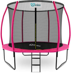 Inlea4Fun ULTIMATE Jump Trambulin belső védőhálóval 305 cm - rózsaszín (IN01-0013)