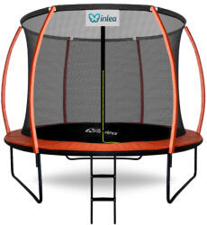 Inlea4Fun ULTIMATE Jump Trambulin belső védőhálóval 305 cm - narancssárga (IN01-0014)