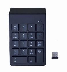 Gembird Tastatura numerica wireless, Gembird, Negru (KPD-W-02)