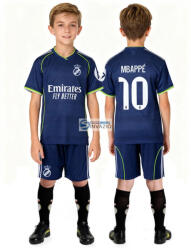  Új-2026-os Mbappe 10 Real Madrid Idegenbeli Replika gyerek mez szett+sportszár