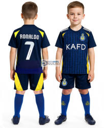  Új 2026-Ronaldo 7 Al Nassr Replika idegenbeli gyerek mez szett+sportszár