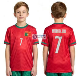  Új 2026-Ronaldo 7 Portugál válogatott Replika gyerek mez