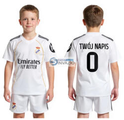  Saját névvel-számmal Új-2026-os Real Madrid Replika gyerek mez szett
