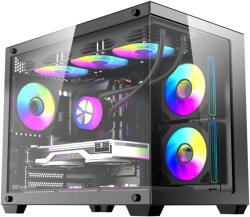 darkFlash B275 Pro black + 6 fan (B275-PRO-6F-BK)