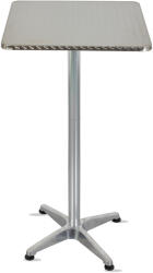 Linder Exclusiv Bisztróasztal 60x60 cm BISTRO - Ezüst (MC4604) - inlea