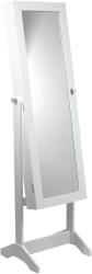 Chomik Ékszertartó szekrény állótükörrel PHO5782 - fehér (PHO5782) - inlea