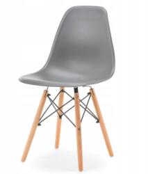 Chomik Modern étkezőszék bükkfa lábakkal FAT7820 - szürke (FAT7820) - inlea