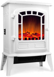 Deuba Șemineu electric cu încălzire 2000W - alb
