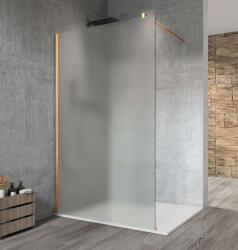 SAPHO Vario - Walk-In zuhanyfal, 100×200 cm, Coated glass, matt arany/matt üveg GX1410-01 (GX1410-01)