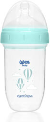 Wee Baby Антиколик шише Wee Baby - Nanninom, 250 ml, синьо (645) - ozone