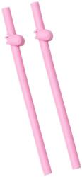 Wee Baby Силиконови сламки Wee Baby - Prime, Розови, 2 броя (929) - ozone