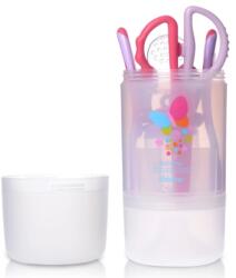 Kidsme Бебешки комплект за път с контейнер за храна Kidsme, лавандула, 6м+ (9904) - ozone