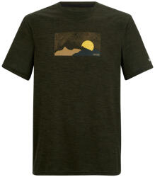 Regatta Fingal Graphic T-Shirt férfi póló S / sötétzöld